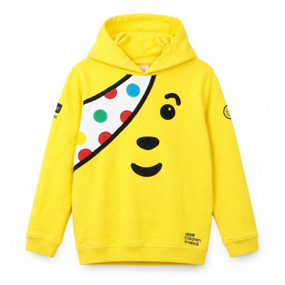Girls UK Size 11-12 Years BBC Children in Need Yellow Pullover Hoodie