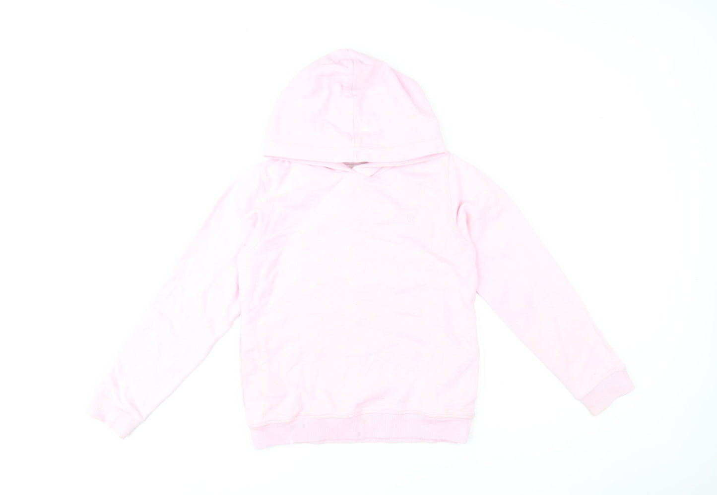 Girls UK Size 10-11 Years FatFace Pink Pullover Hoodie