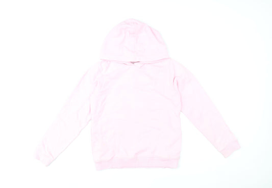 Girls UK Size 10-11 Years FatFace Pink Pullover Hoodie