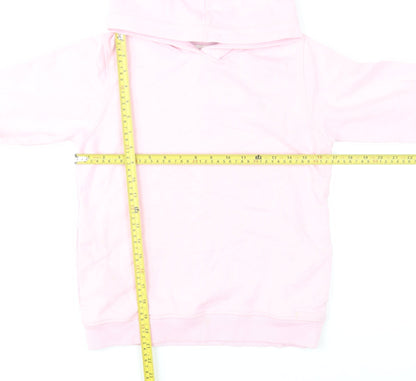 Girls UK Size 10-11 Years FatFace Pink Pullover Hoodie
