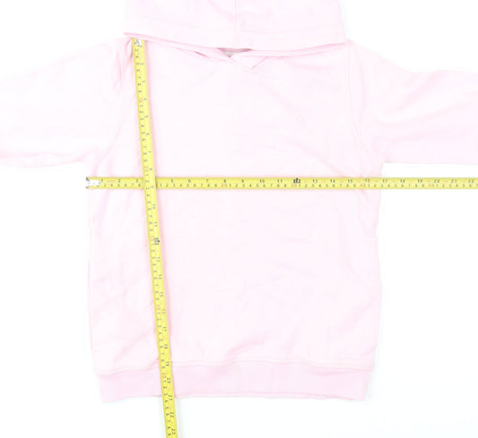 Girls UK Size 10-11 Years FatFace Pink Pullover Hoodie