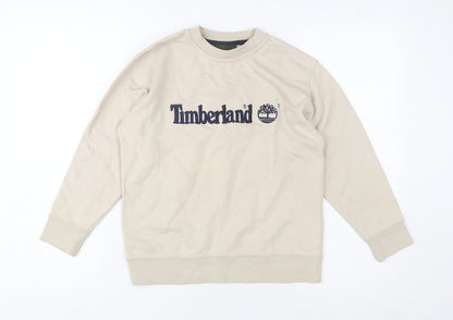 Womens UK Size 10 Timberland Beige Pullover Sweatshirt
