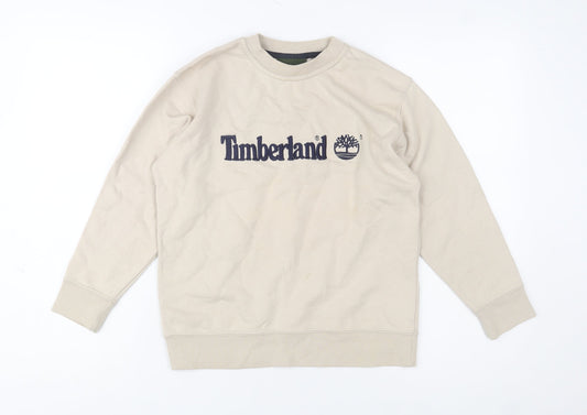 Womens UK Size 10 Timberland Beige Pullover Sweatshirt