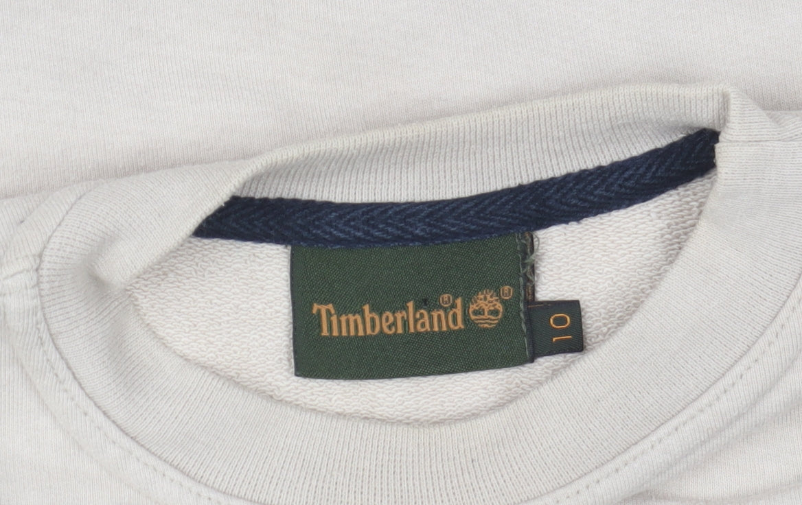 Womens UK Size 10 Timberland Beige Pullover Sweatshirt