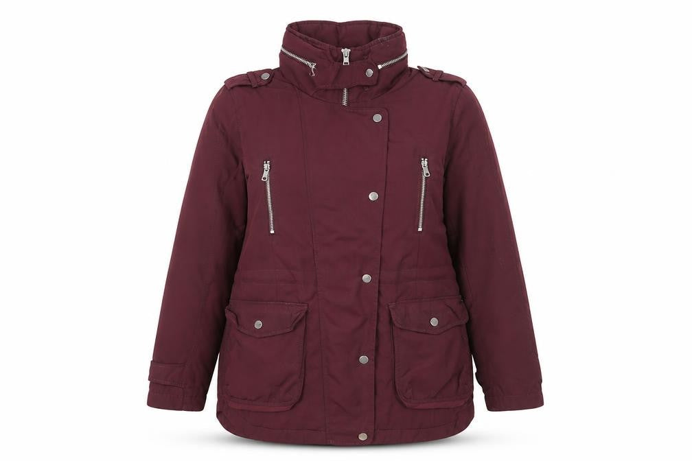 Womens UK Size 12 NEXT Red Parka Coat