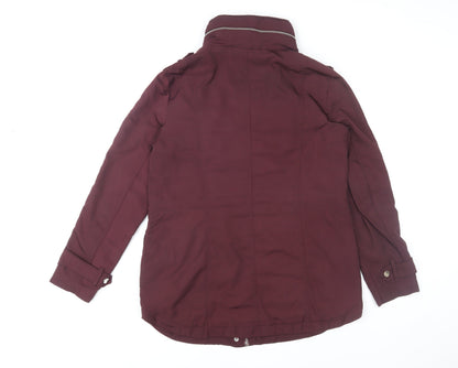Womens UK Size 12 NEXT Red Parka Coat