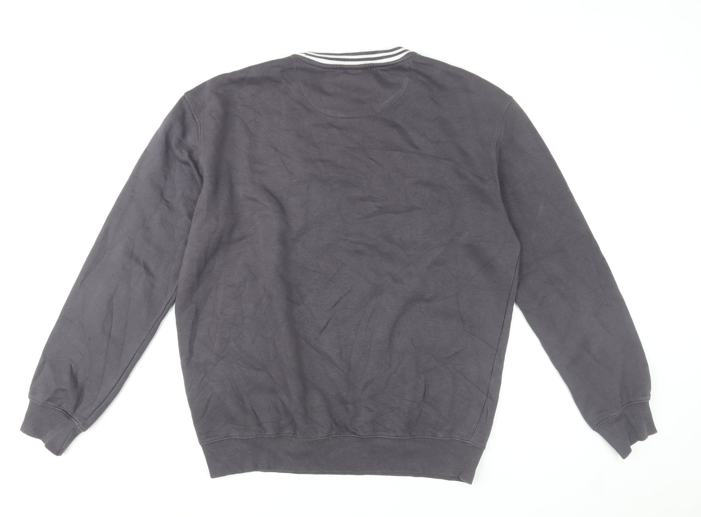 Mens UK Size M New Look Grey Pullover Sweatshirt