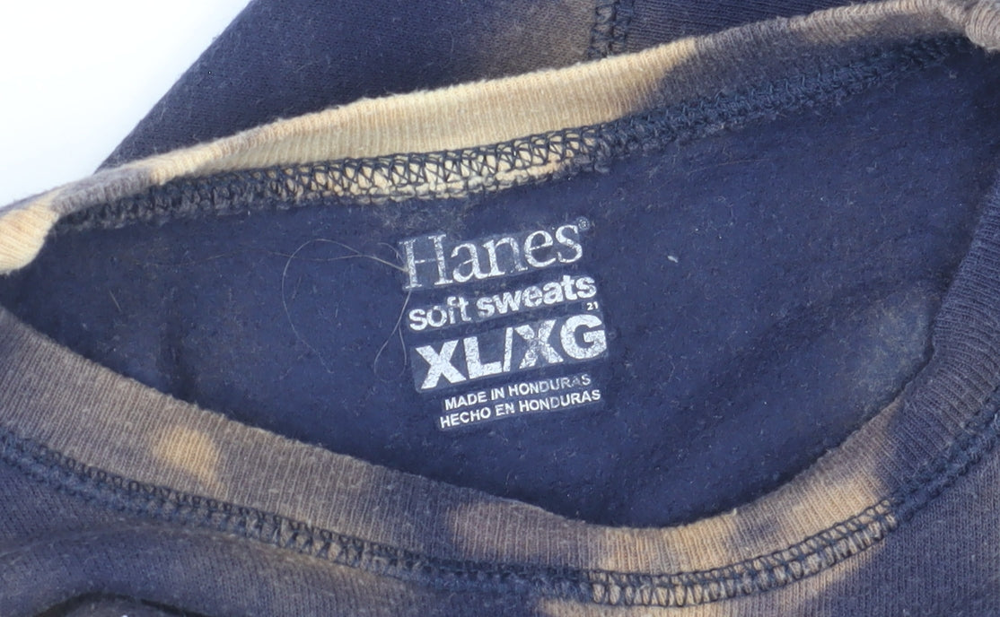 Womens UK Size XL Hanes Multicoloured Pullover Sweatshirt