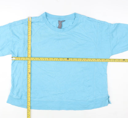 Womens UK Size S Sweaty Betty Blue Pullover Sweatshirt