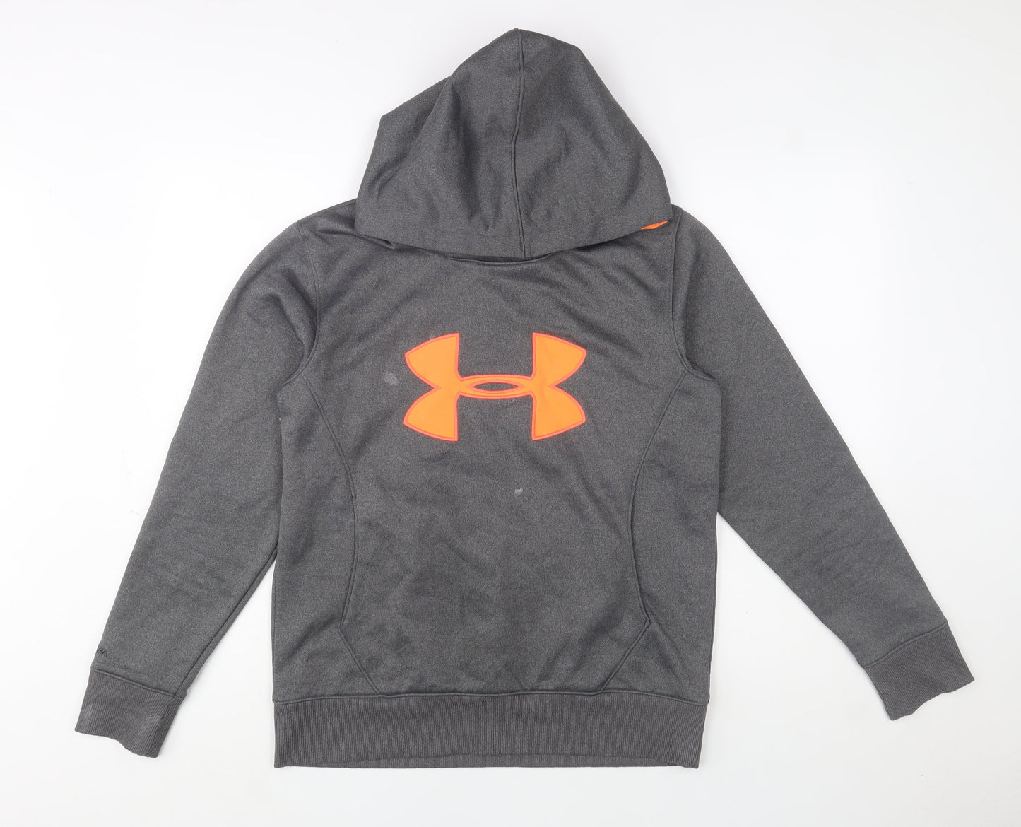 Mens UK Size M Under armour Grey Pullover Hoodie