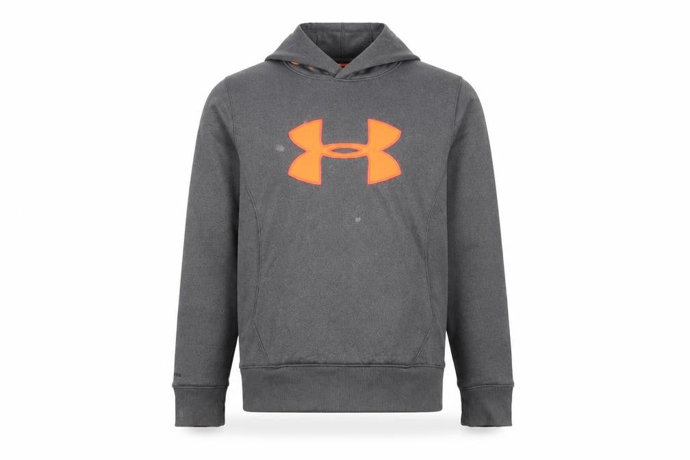 Mens UK Size M Under armour Grey Pullover Hoodie