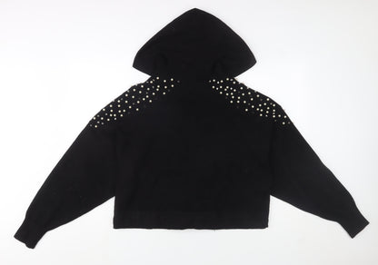Womens UK Size M Zara Black Pullover Jumper