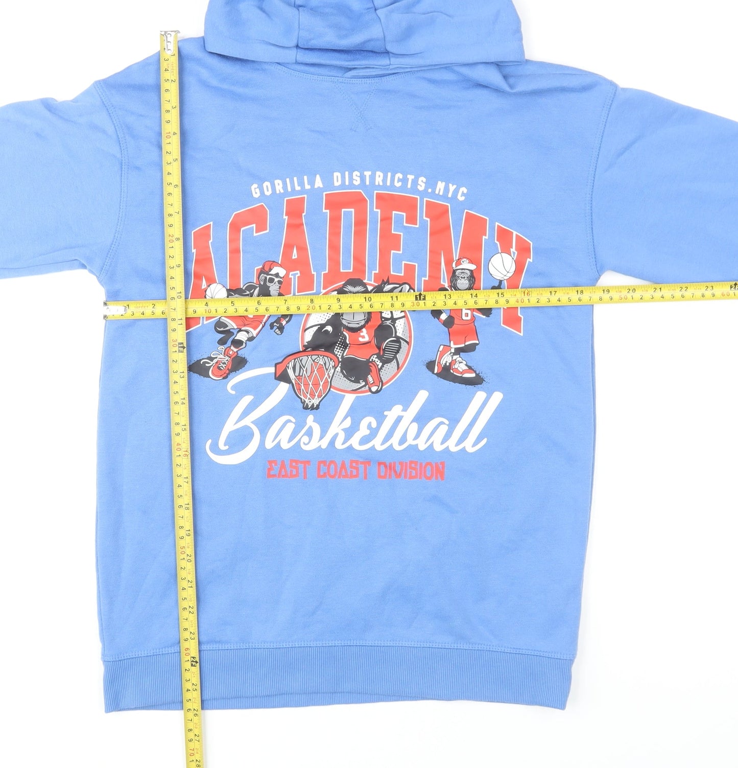 Boys UK Size 13-14 Years Primark Blue Pullover Hoodie