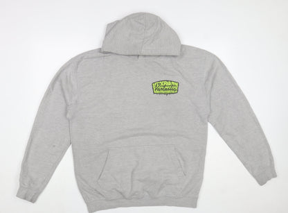 Mens UK Size L Avidsbrands Grey Pullover Hoodie