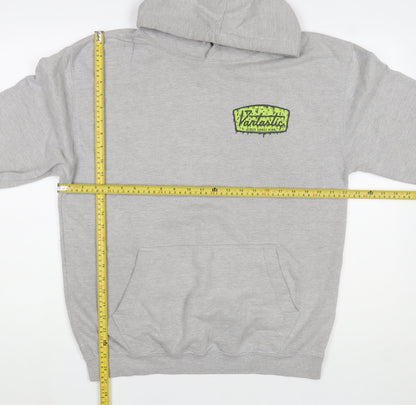 Mens UK Size L Avidsbrands Grey Pullover Hoodie