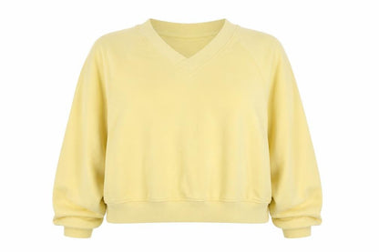 Womens UK Size M Topshop Yellow Pullover Sweatshirt