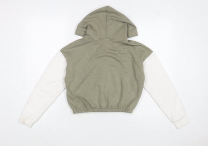 Girls UK Size 10 Years New Look Green Basic Jacket