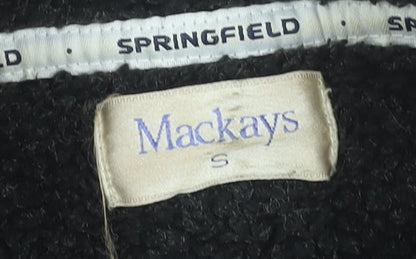 Mens UK Size S Mackays Black Pullover Sweatshirt