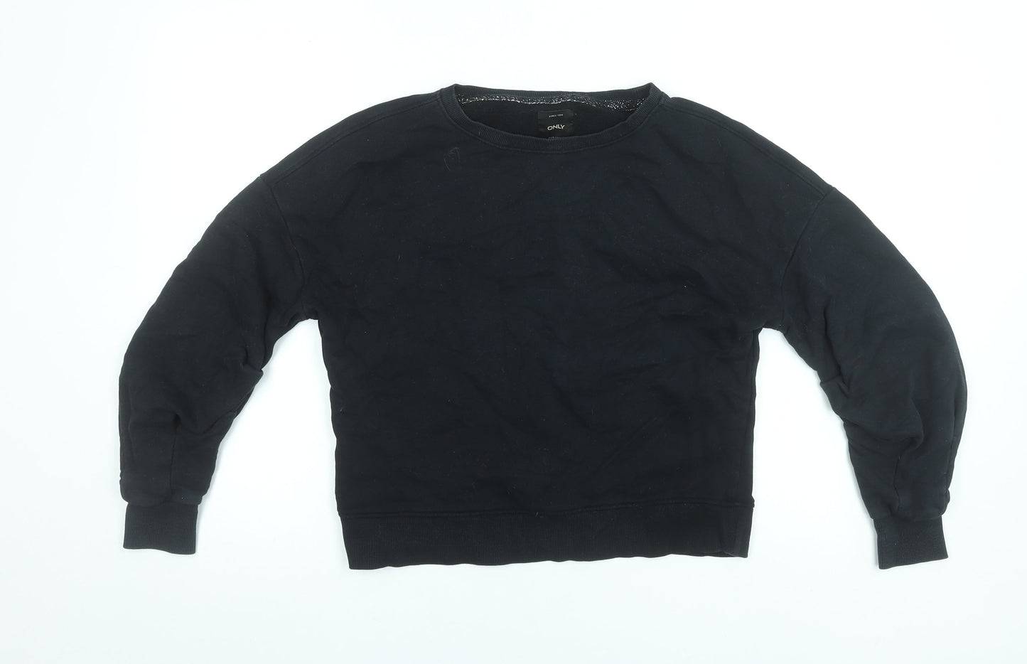 Womens UK Size XS Only Black Pullover Sweatshirt