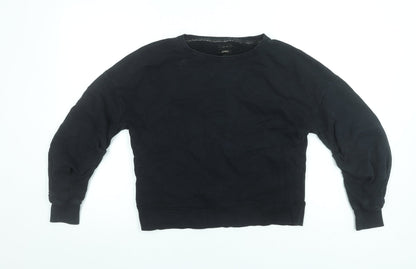 Womens UK Size XS Only Black Pullover Sweatshirt