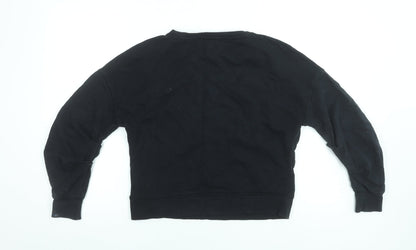 Womens UK Size XS Only Black Pullover Sweatshirt