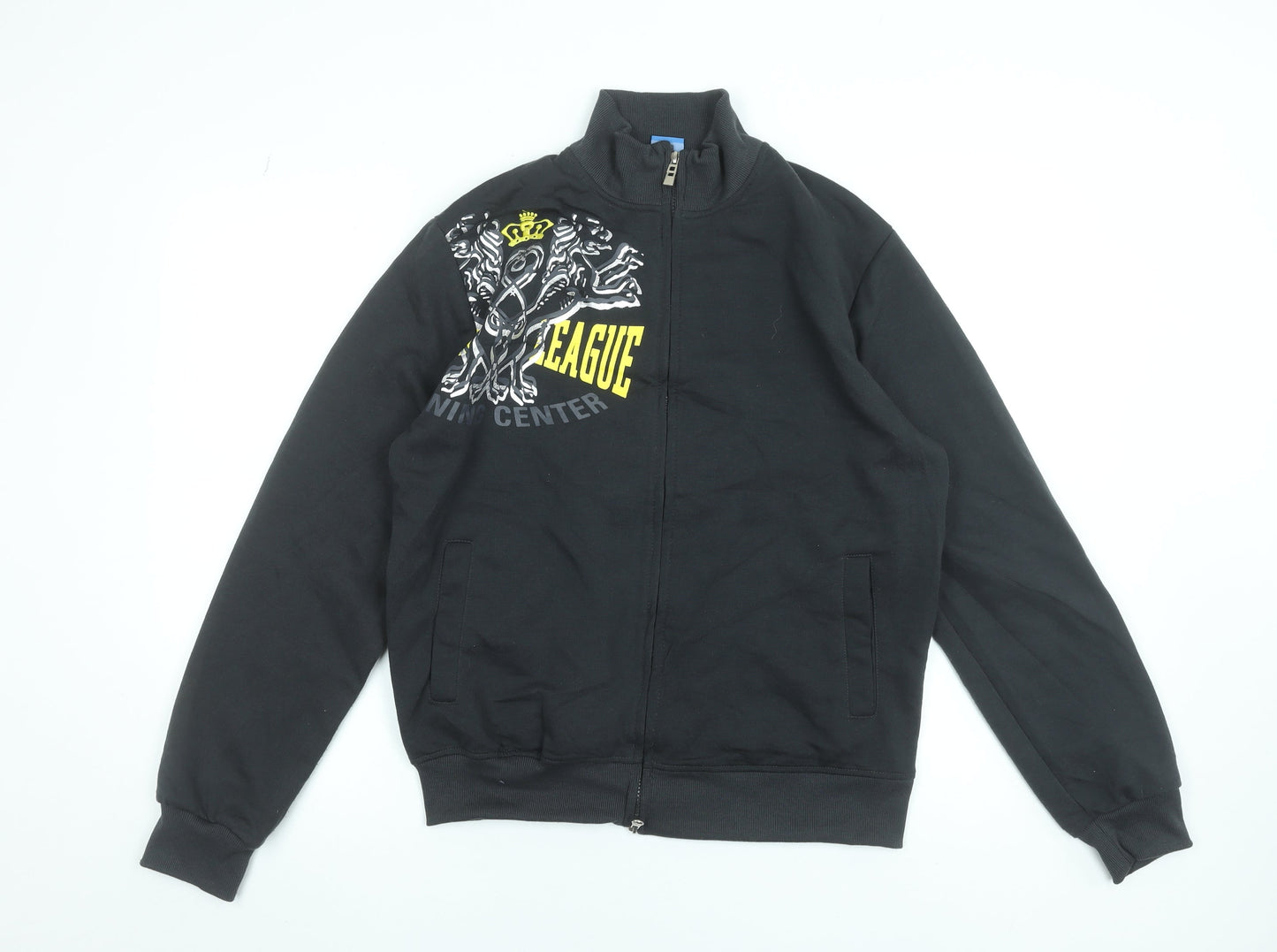 Mens UK Size M Storm Black Full Zip Sweatshirt