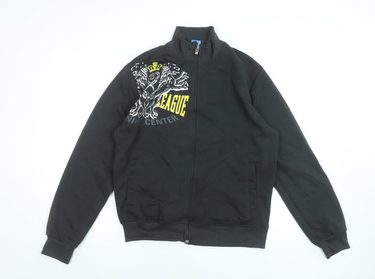 Mens UK Size M Storm Black Full Zip Sweatshirt