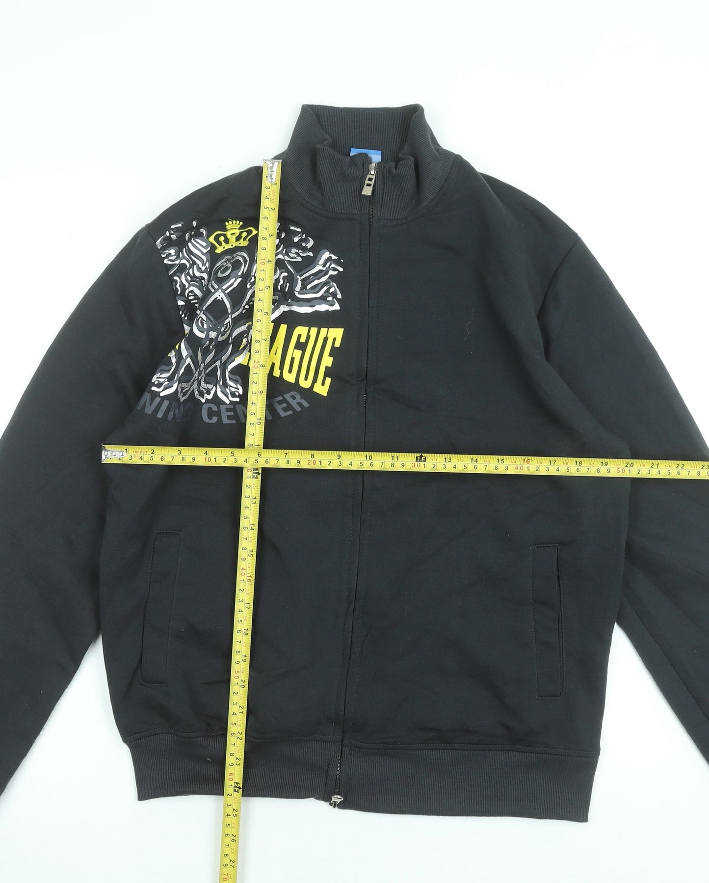Mens UK Size M Storm Black Full Zip Sweatshirt