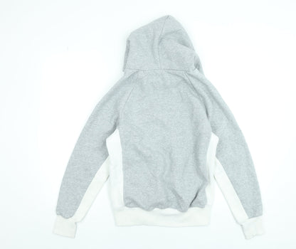 Womens UK Size XS Mob Nation Grey Pullover Hoodie