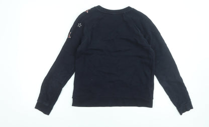 Womens UK Size XS Whistles Blue Pullover Sweatshirt