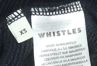 Womens UK Size XS Whistles Blue Pullover Sweatshirt
