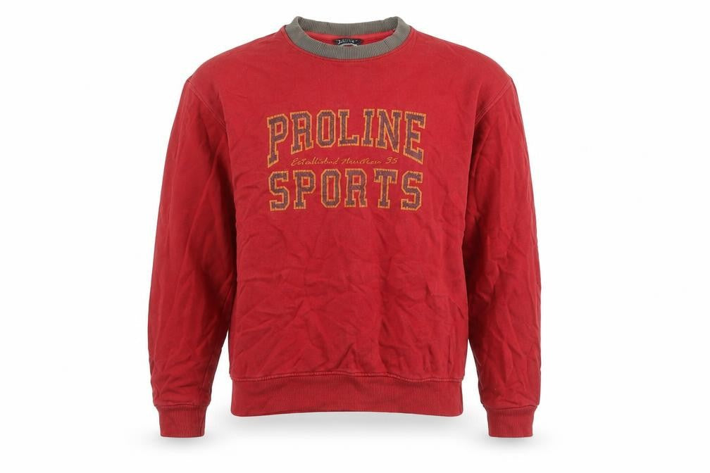 Mens UK Size L Proline Red Pullover Sweatshirt