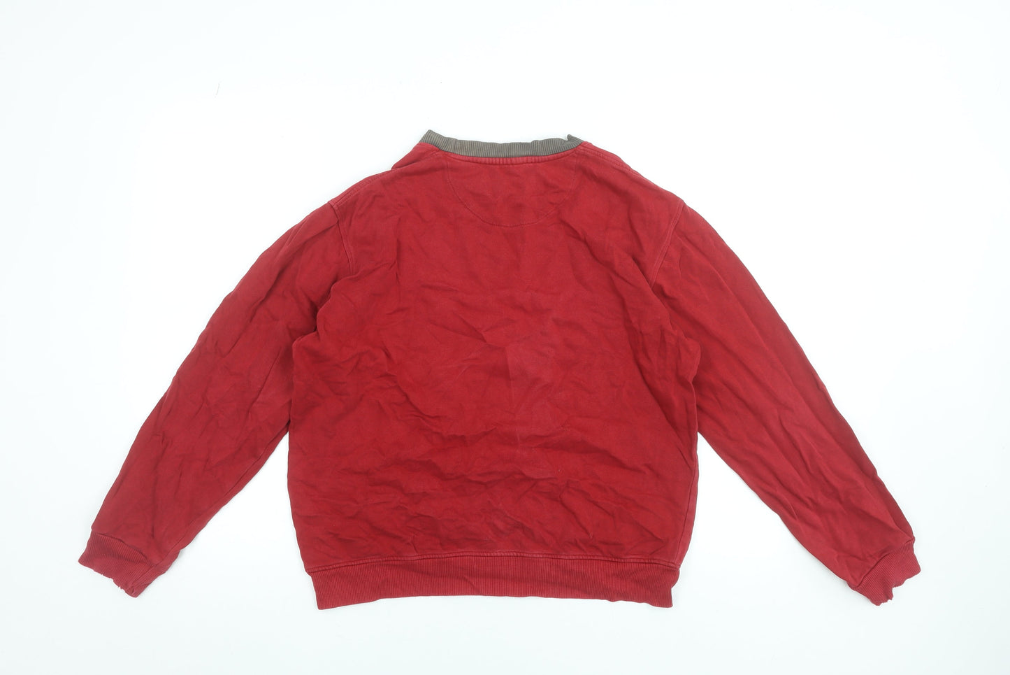 Mens UK Size L Proline Red Pullover Sweatshirt