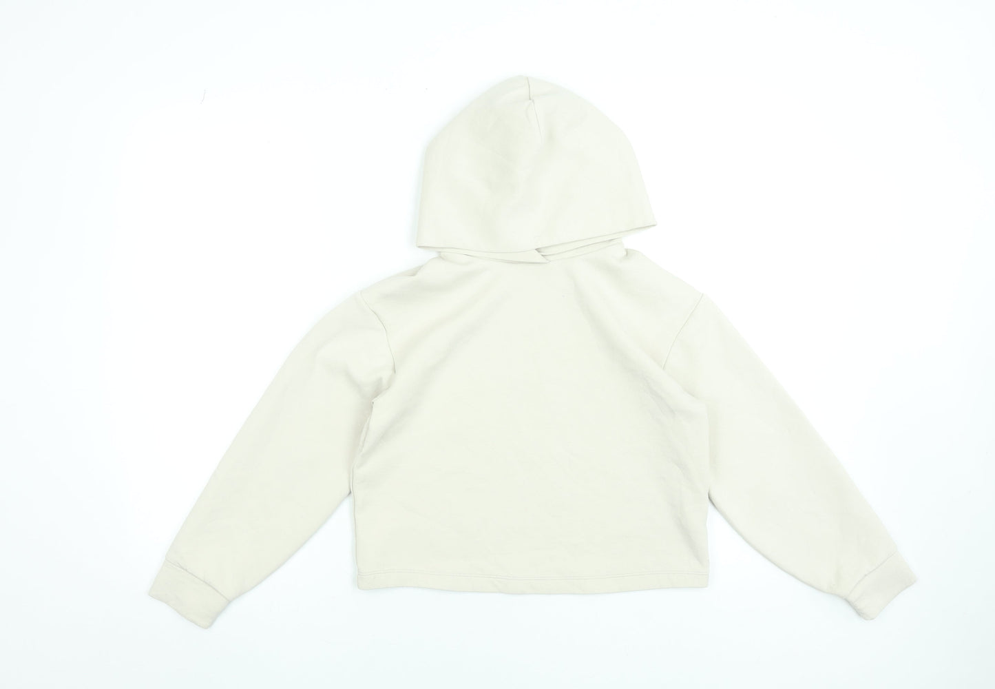 Girls UK Size 13-14 Years Uniqlo Beige Pullover Hoodie