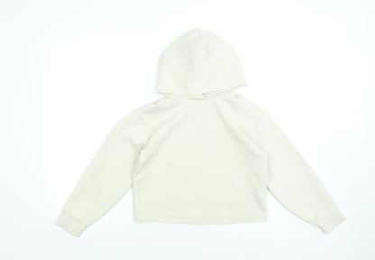 Girls UK Size 13-14 Years Uniqlo Beige Pullover Hoodie