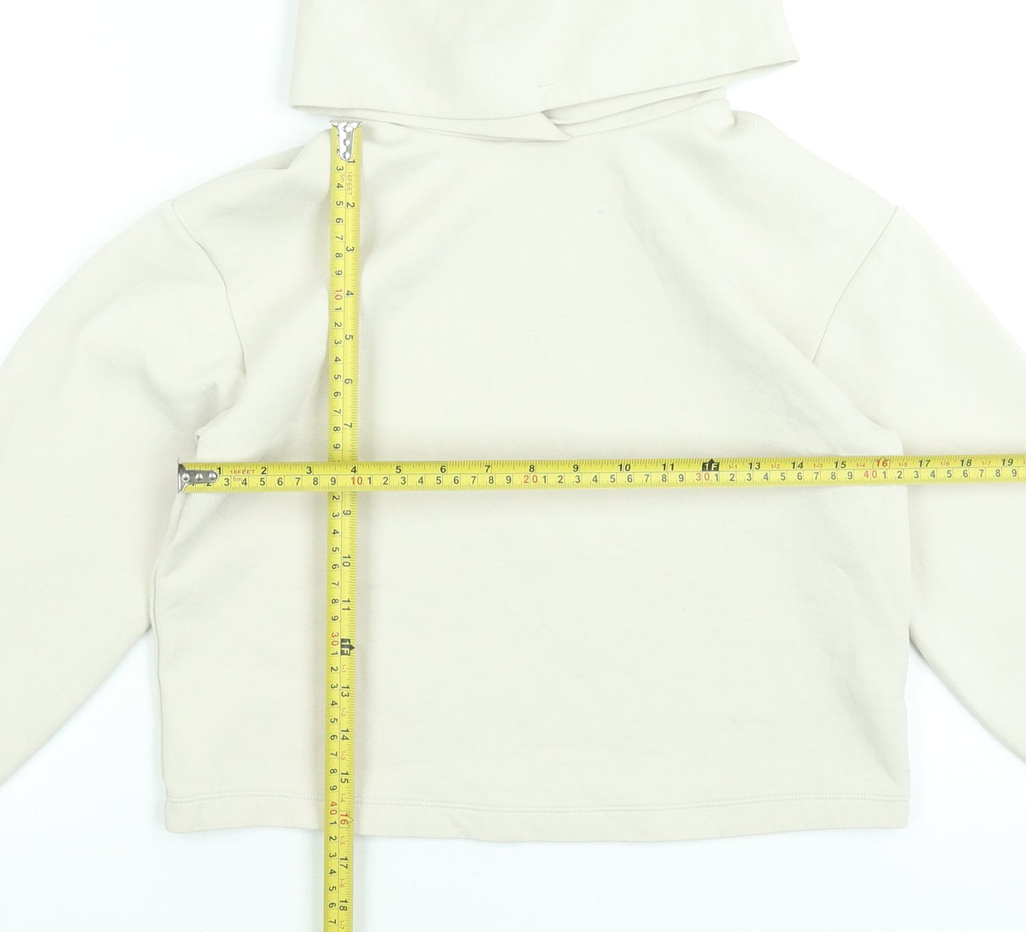 Girls UK Size 13-14 Years Uniqlo Beige Pullover Hoodie