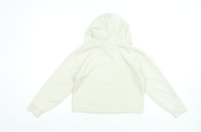 Girls UK Size 13-14 Years Uniqlo Beige Pullover Hoodie