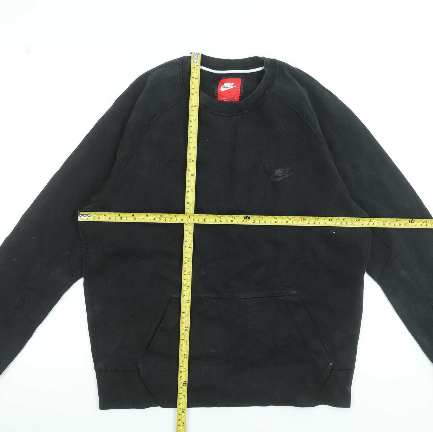Mens UK Size M Nike Black Pullover Sweatshirt