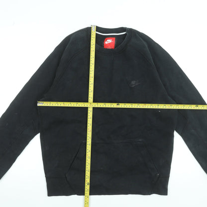 Mens UK Size M Nike Black Pullover Sweatshirt