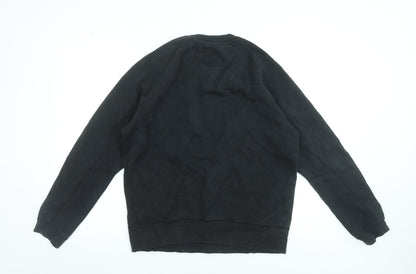 Mens UK Size M Nike Black Pullover Sweatshirt
