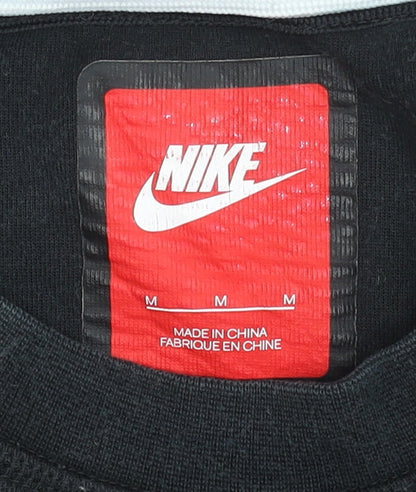 Mens UK Size M Nike Black Pullover Sweatshirt