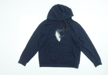 Womens UK Size 14 Mountain Warehouse Blue Pullover Hoodie