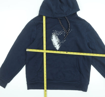 Womens UK Size 14 Mountain Warehouse Blue Pullover Hoodie
