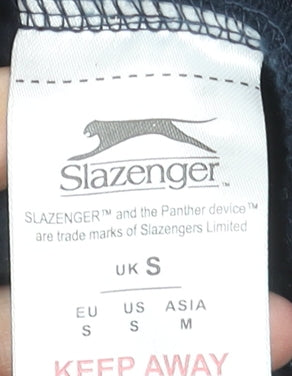 Mens UK Size S Slazenger Blue Full Zip Sweatshirt