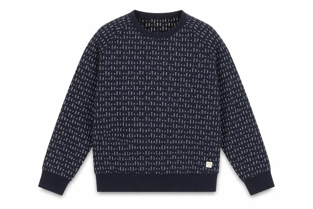 Womens UK Size 2 Far Afield Blue Pullover Sweatshirt
