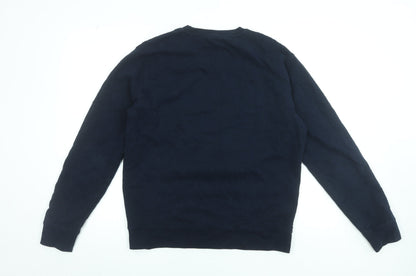 Mens UK Size M Marks and Spencer Blue Pullover Sweatshirt