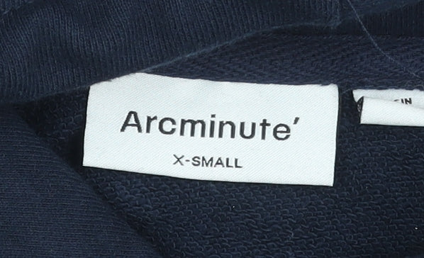 Womens UK Size XS Arcminute Blue Pullover Hoodie