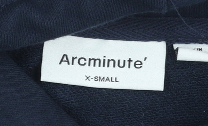 Womens UK Size XS Arcminute Blue Pullover Hoodie