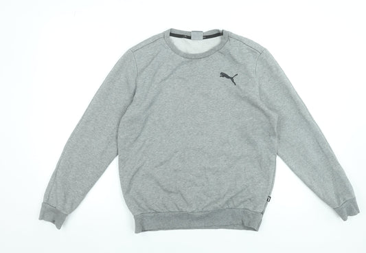 Mens UK Size S PUMA Grey Pullover Sweatshirt