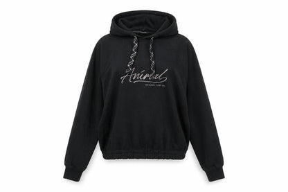 Womens UK Size 12 Animal Black Pullover Hoodie